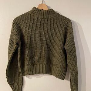 Olive Green Women's Sweater from H&M